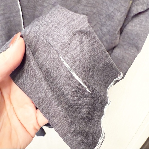 NWT Free People FP Movement Gray Right On Run Long Sleeve Top, Size Large - Picture 11 of 11